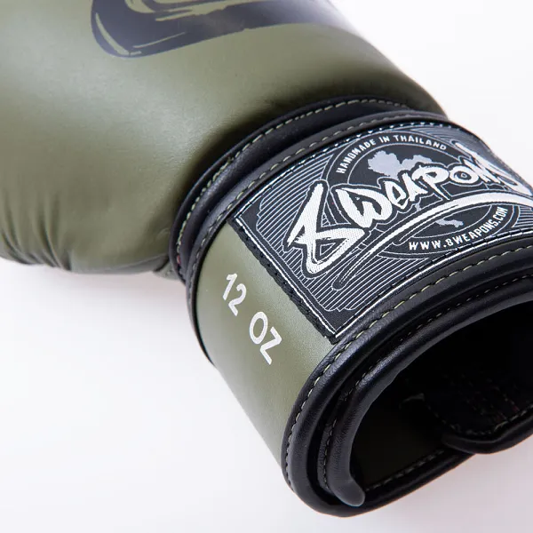 8 Weapons Boxing Gloves Big 8 Premium Olive