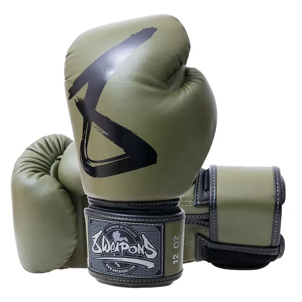 8 Weapons Boxing Gloves Big 8 Premium Olive