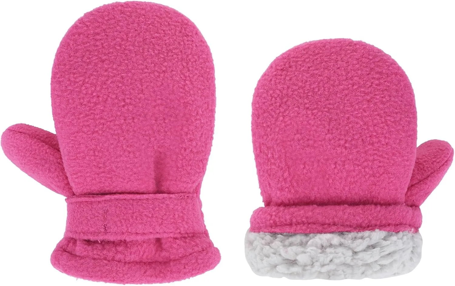 American Trends Toddler Mittens 3 Pairs Toddler Snow Gloves Warm Fleece Kids Winter Gloves for Baby Boys Girls
