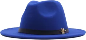 Belt Hat Fedora Buckle Floppy Hat Panama Wool Wide Womens Classic Baseball Caps Classic Low Profile Hat