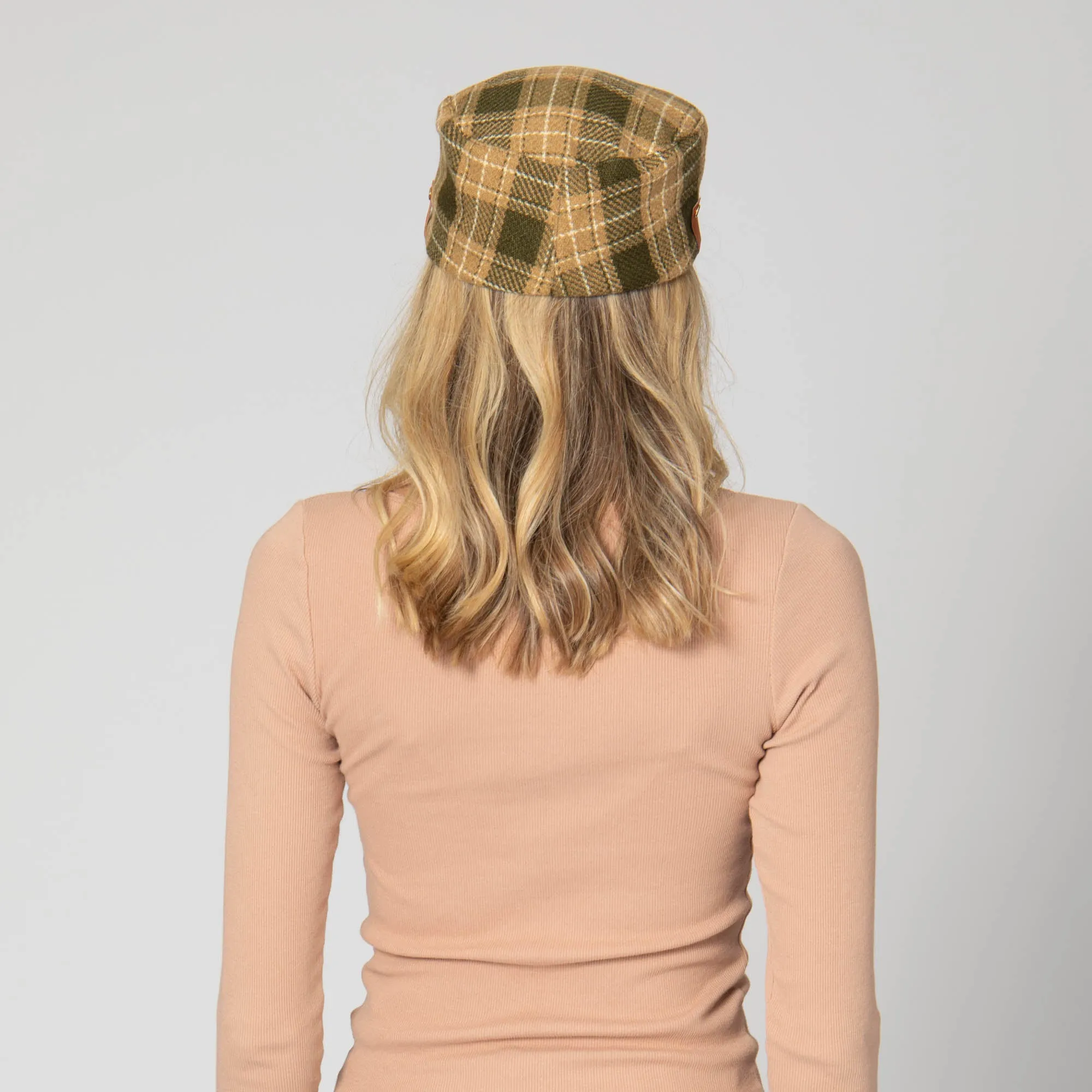 Cash - Cut & Sew Plaid Fishermans Cap