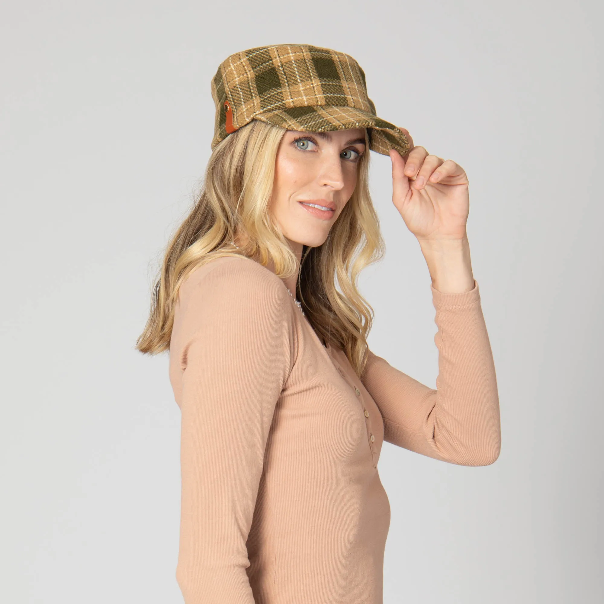Cash - Cut & Sew Plaid Fishermans Cap