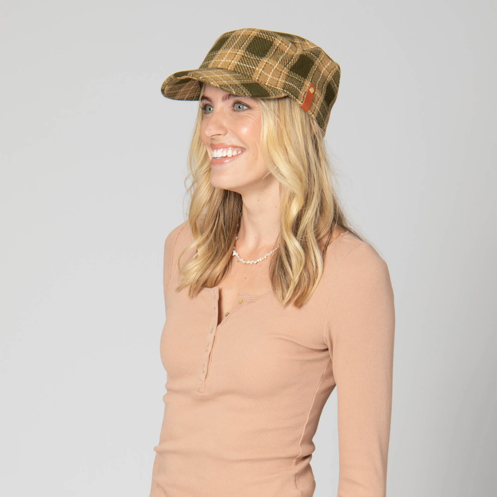 Cash - Cut & Sew Plaid Fishermans Cap