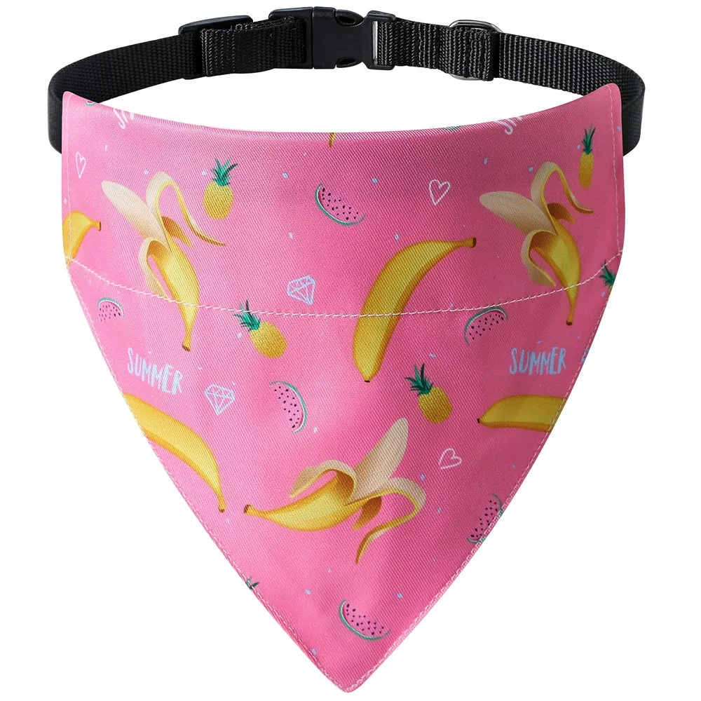 Dog Bandanas Fall Cute Soft Cotton Puppy Triangle Cat Scarfs Washable Daily Handkerchief