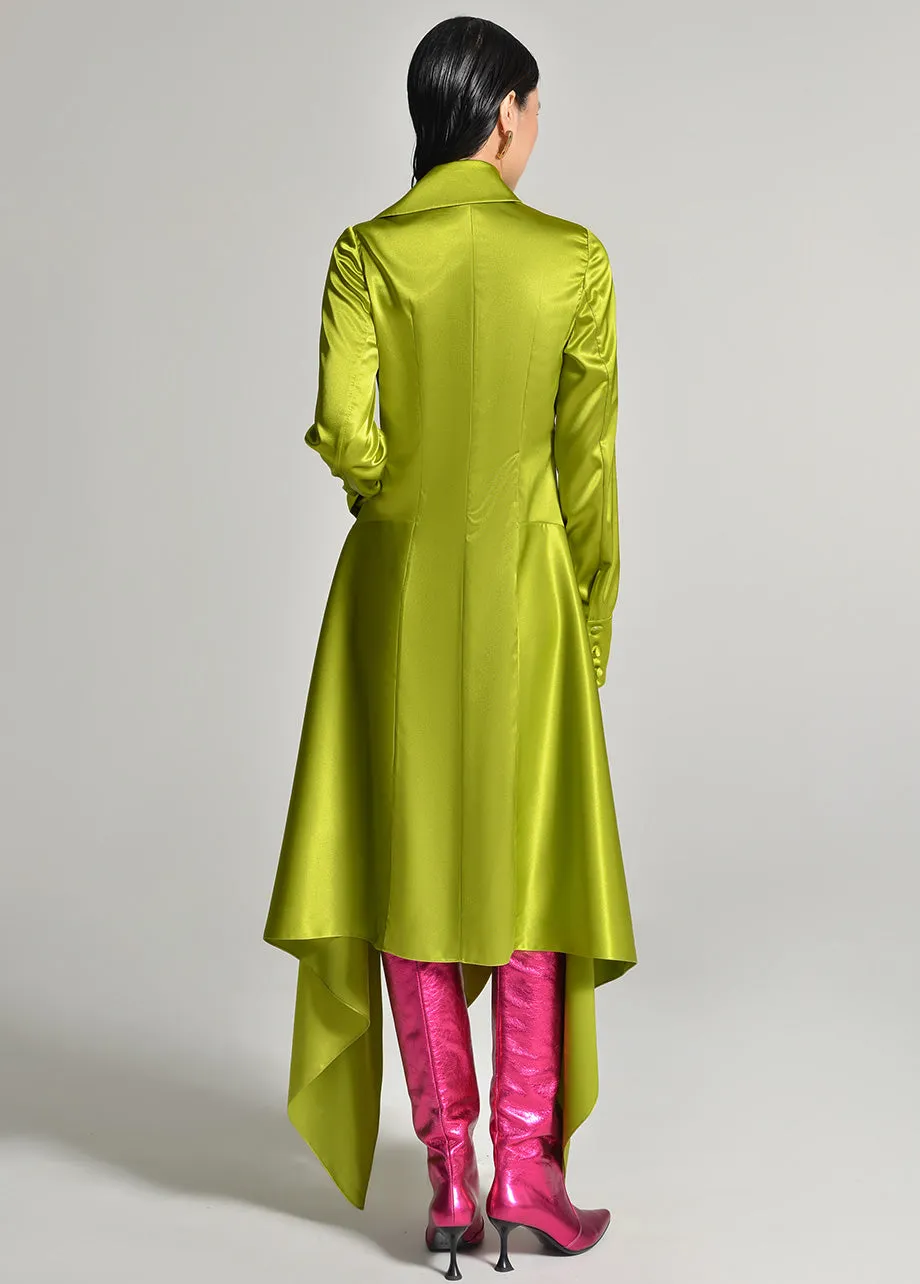 DRESS WITH ATTACHED  SCARF