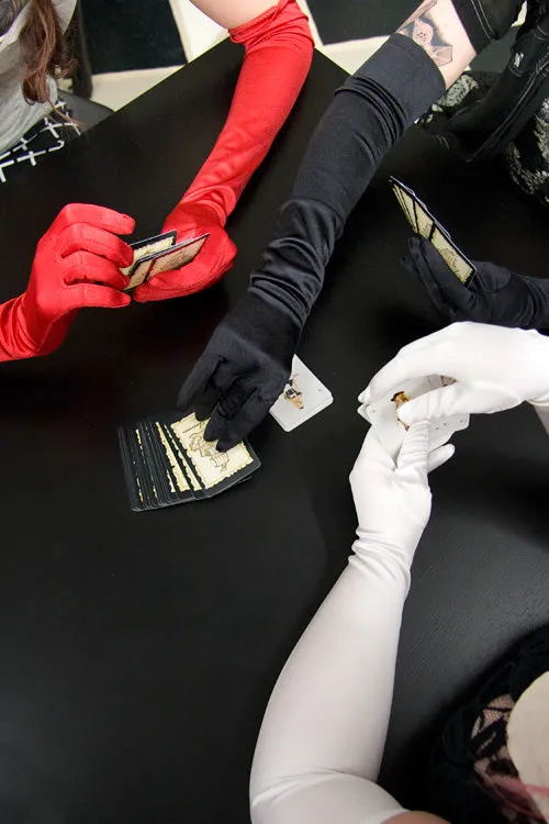Extra Long Satin Gloves