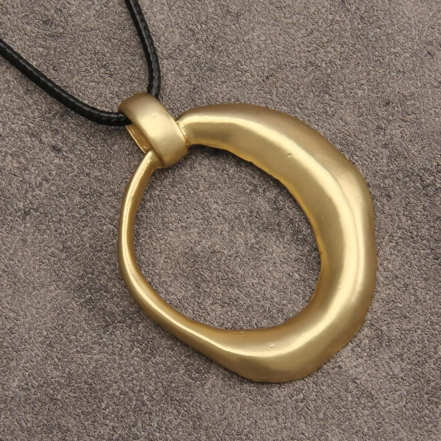 GelConnie Wooden Necklaces for Women Gold Leather Necklace Long Boho Layered Necklace Silver Hippie Choker Necklace Bohemian Jewelry for Women