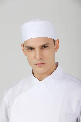 Gladiolus White Chef Beanie, Dri-fit Vent