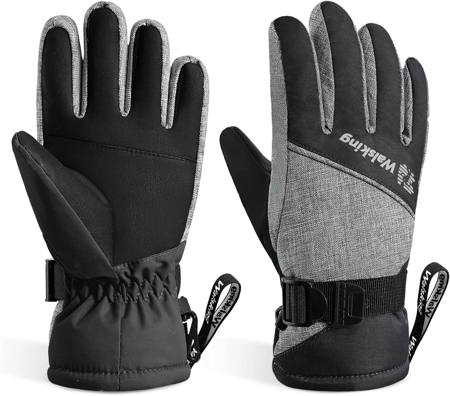 Kids Winter Gloves-3M Thinsulate Snow Waterproof Ski Cold Weather Insulated Outdoor Snowboard Gloves for Boys Girls Youth