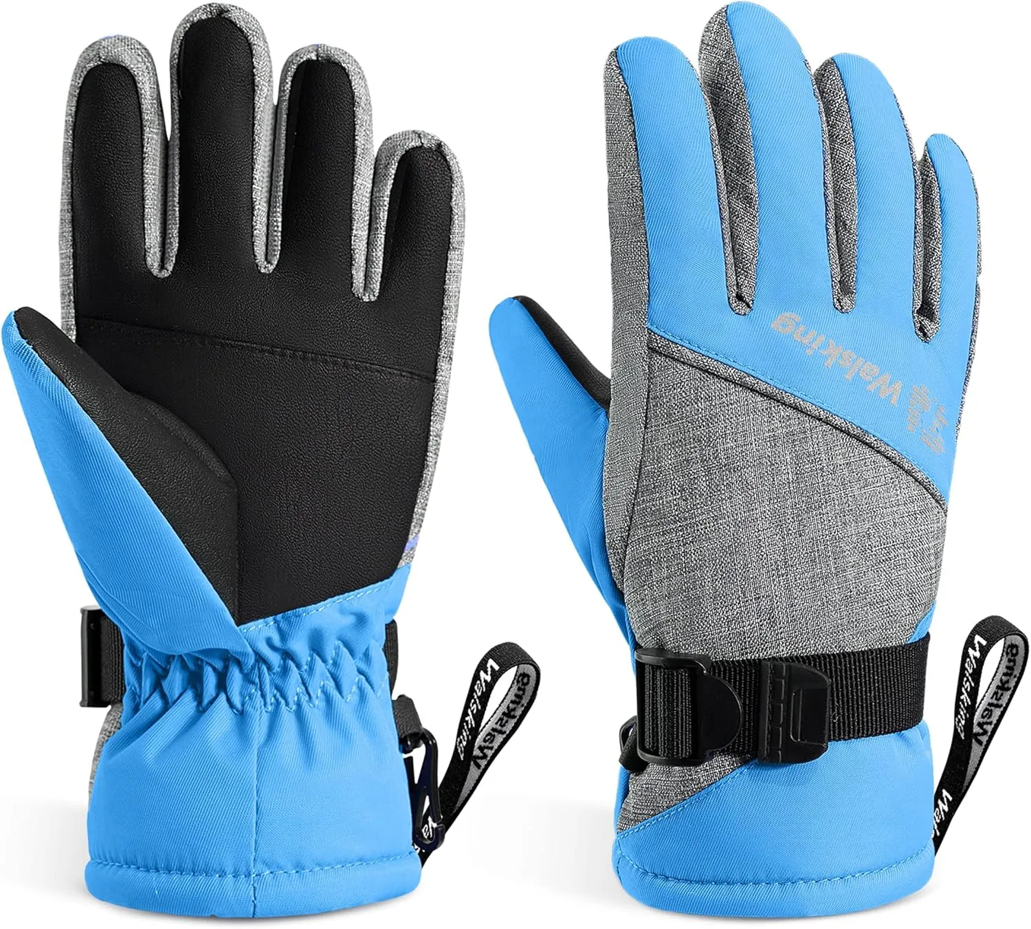 Kids Winter Gloves-3M Thinsulate Snow Waterproof Ski Cold Weather Insulated Outdoor Snowboard Gloves for Boys Girls Youth