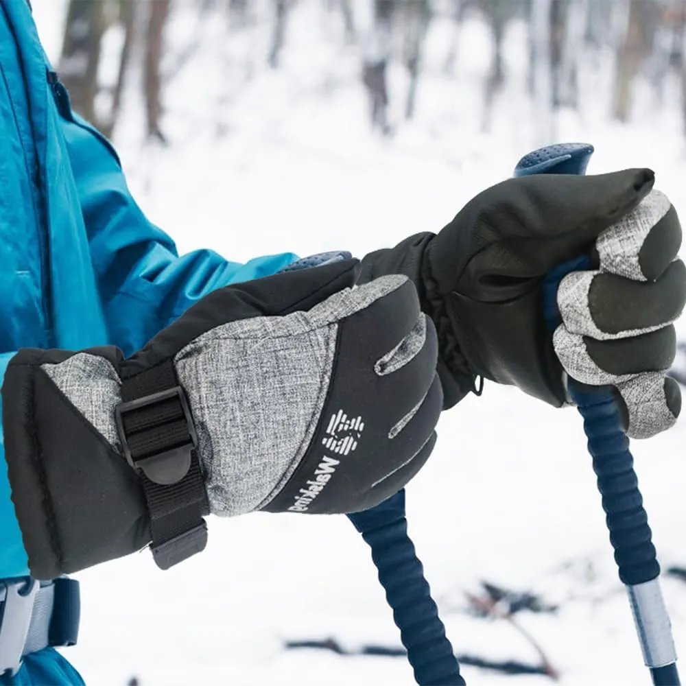 Kids Winter Gloves-3M Thinsulate Snow Waterproof Ski Cold Weather Insulated Outdoor Snowboard Gloves for Boys Girls Youth