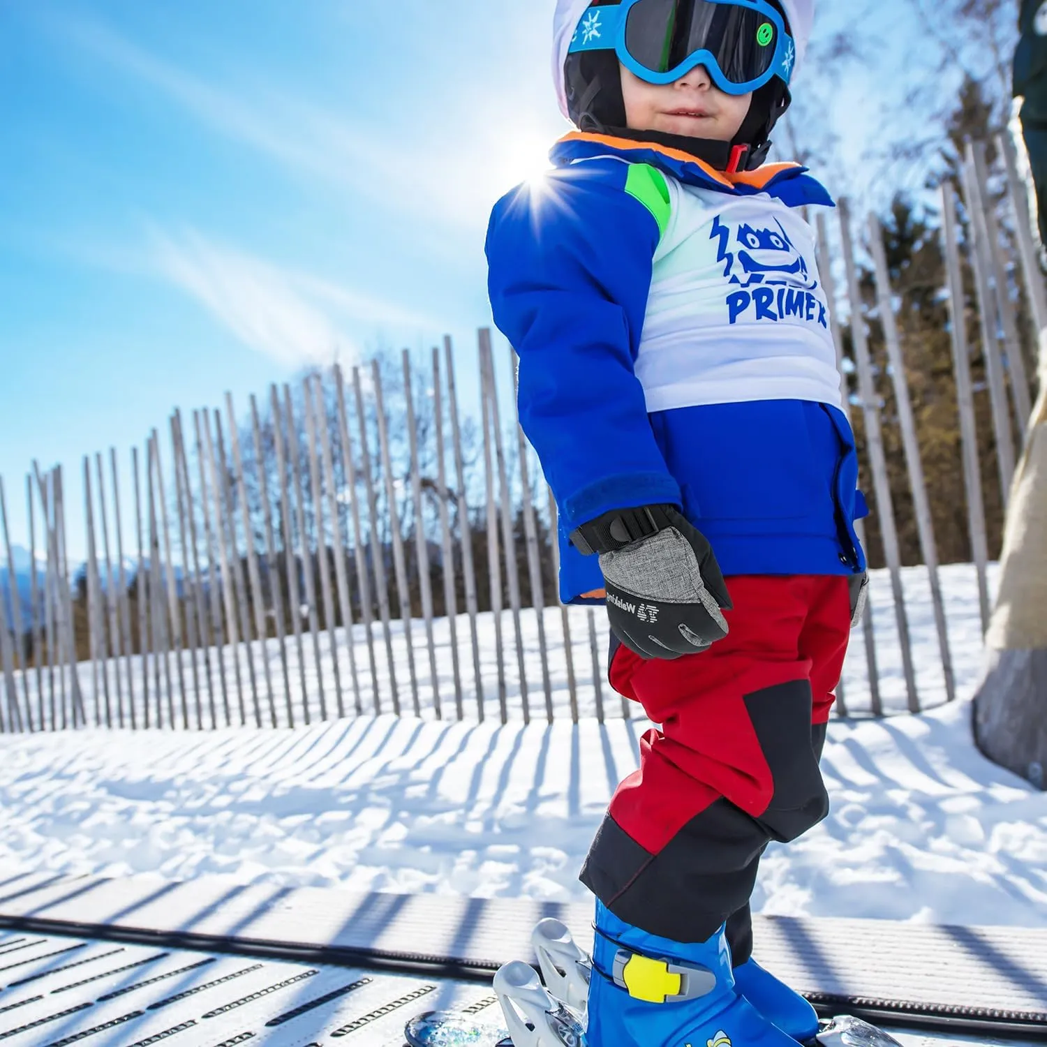 Kids Winter Gloves-3M Thinsulate Snow Waterproof Ski Cold Weather Insulated Outdoor Snowboard Gloves for Boys Girls Youth
