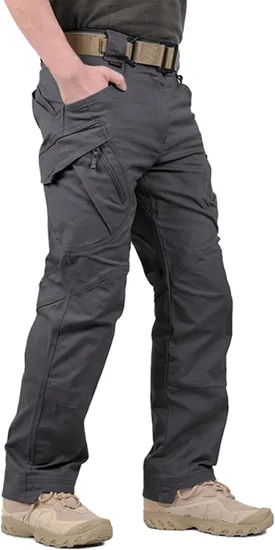 LABEYZON Men's Casual Cargo Work Pants Outdoor Lightweight Military Tactcial Pants for Men with 9 Pockets