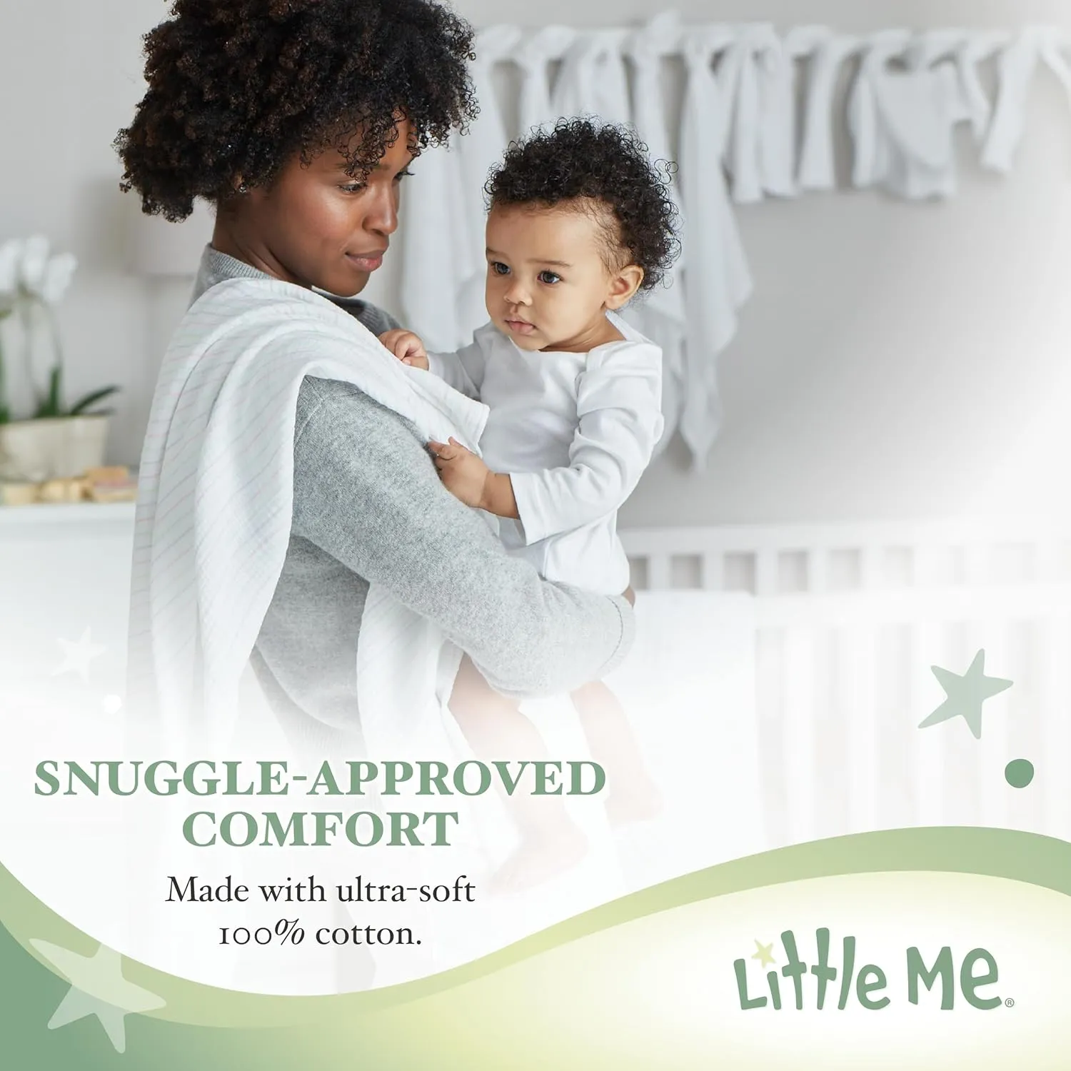 Little Me Clothes for Baby Girls' Popover Bodysuit Dress and Hat Set, 3-12 Months