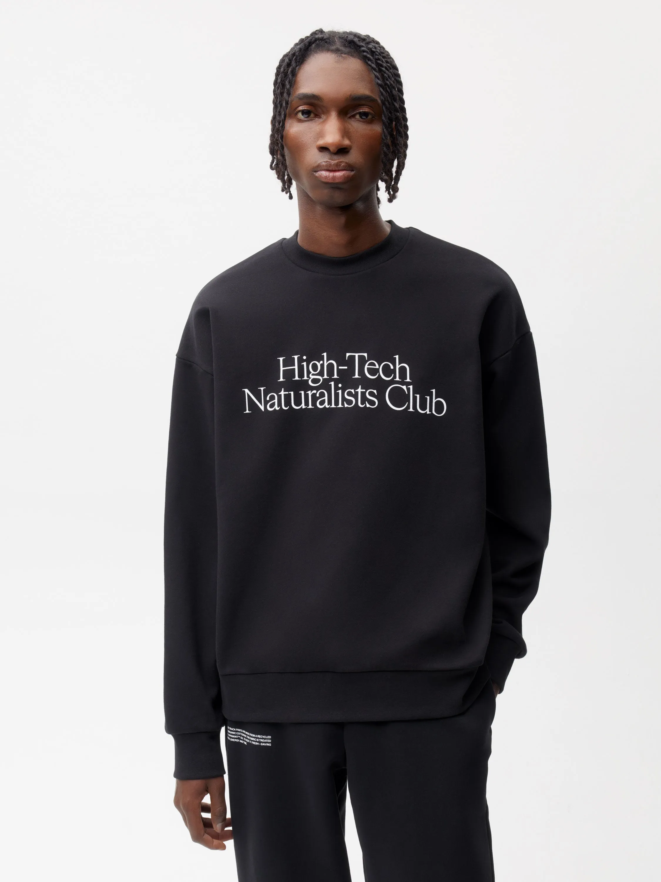 Mens Archive High-Tech Naturalists Club Sweatshirt—black