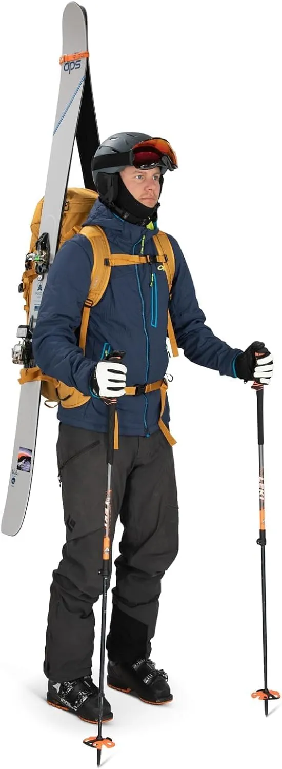 Osprey Soelden 42L Men's Ski and Snowboard Backpack, Black