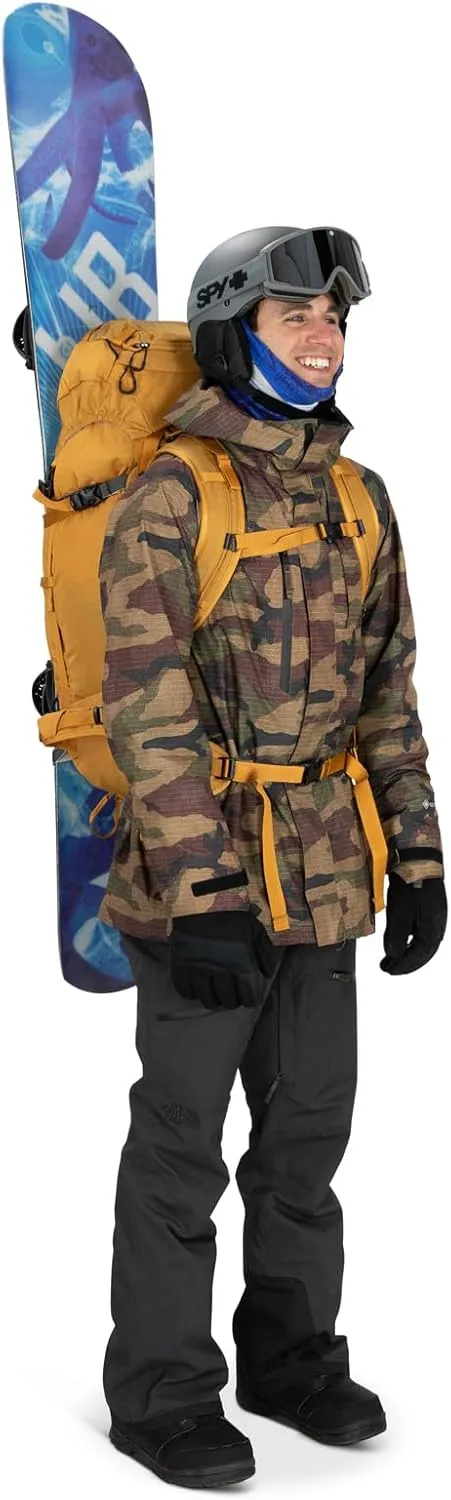 Osprey Soelden 42L Men's Ski and Snowboard Backpack, Black