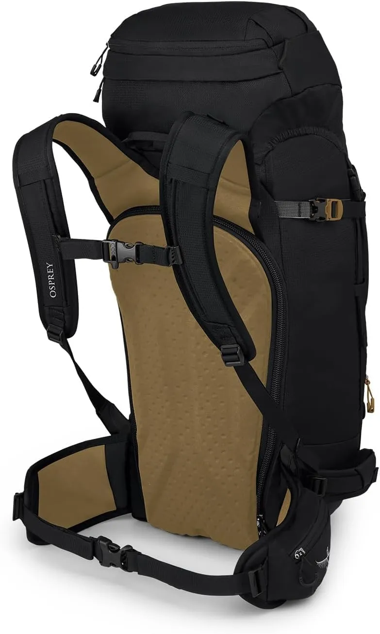 Osprey Soelden 42L Men's Ski and Snowboard Backpack, Black