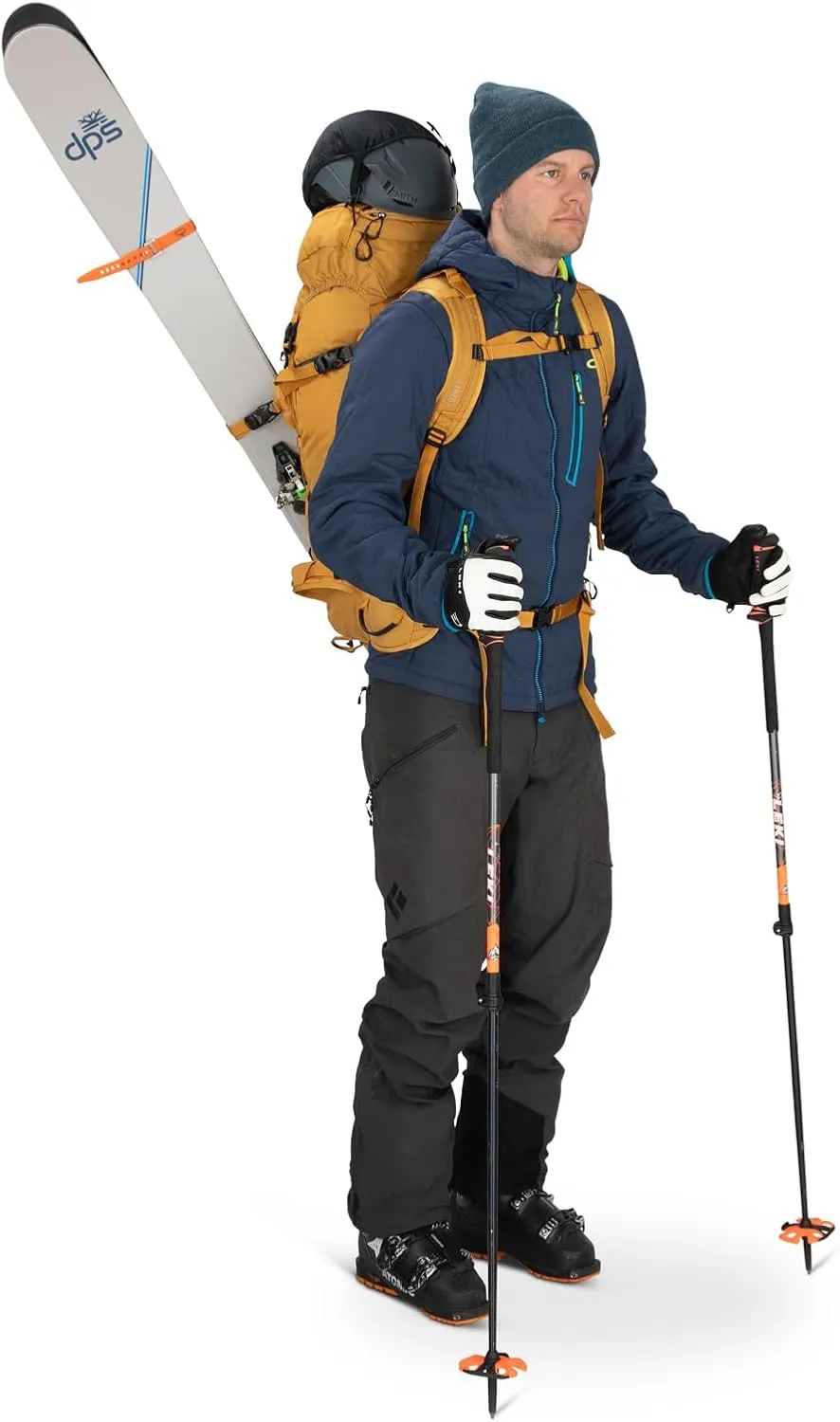 Osprey Soelden 42L Men's Ski and Snowboard Backpack, Black