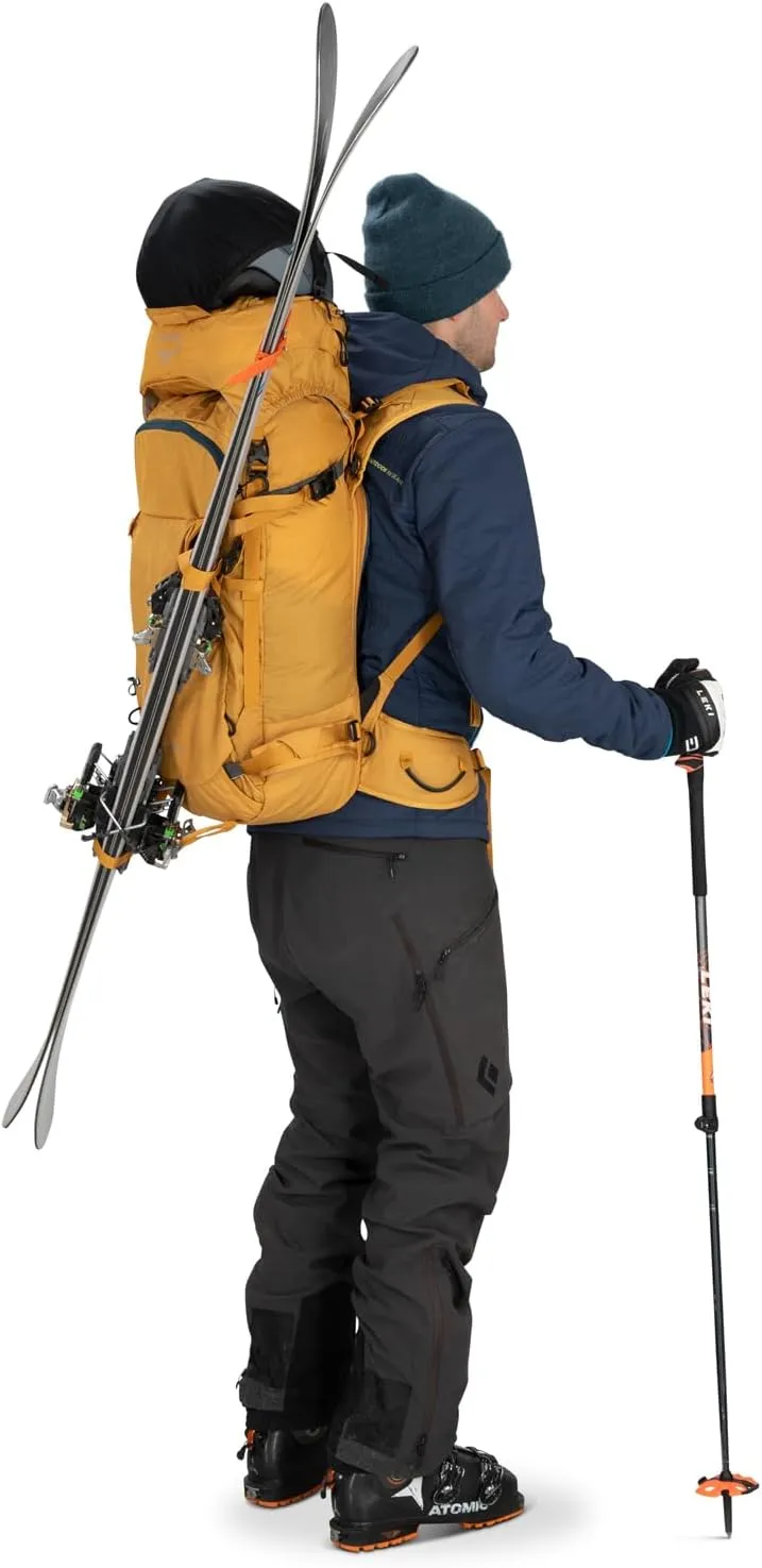 Osprey Soelden 42L Men's Ski and Snowboard Backpack, Black