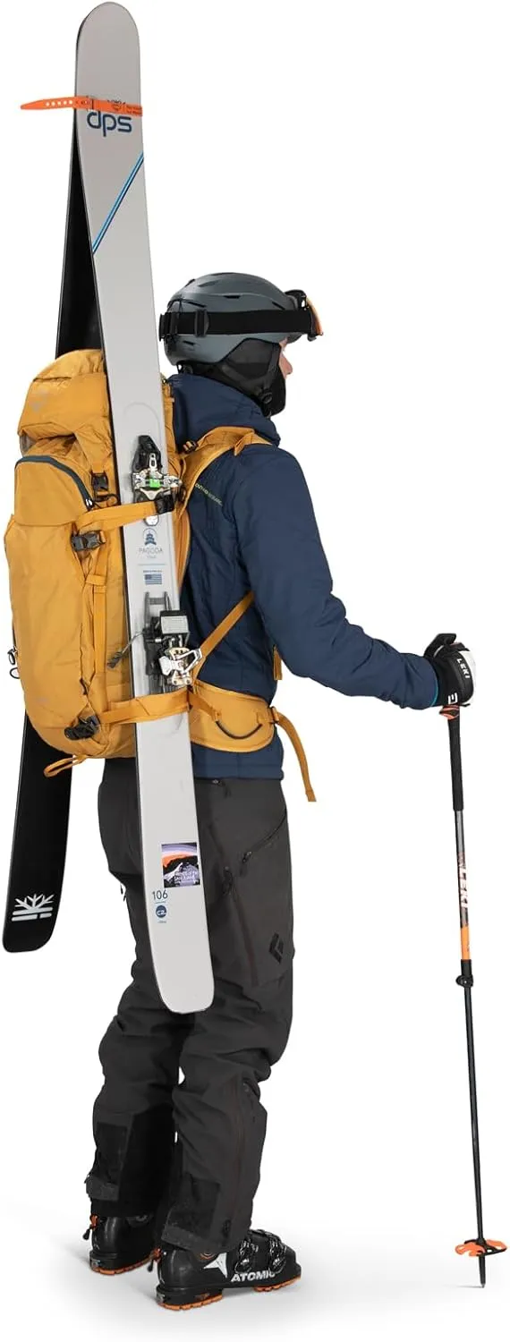 Osprey Soelden 42L Men's Ski and Snowboard Backpack, Black