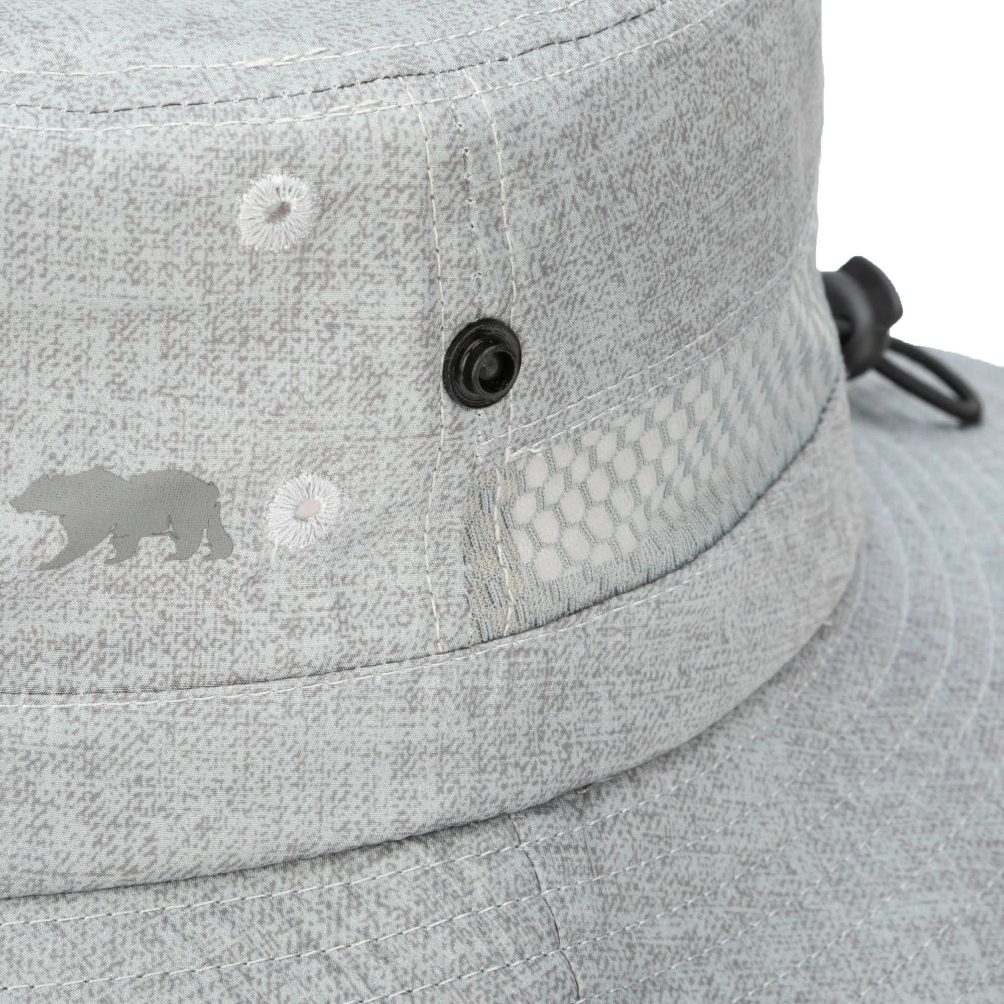 Outdoor Boonie Hat with Neck Flap and Adjustable Chin Cord