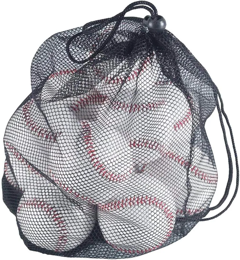 Tebery 12 Pack Standard Size T-Ball Training Baseballs, Reduced Impact Kids Safety Baseball, Unmarked & Soft Practice Baseballs for League Play, Pitching, Hitting, Batting, Fielding, Autograph
