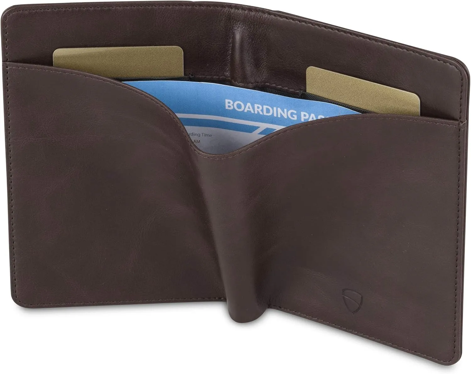 Vaultskin Leather Passport Holder, Slim RFID Blocking Travel Wallet for Men and Women, Fits Passport, Credit Cards, ID, Cash, Passport Cover Ideal Travel Accessories with Gift Box