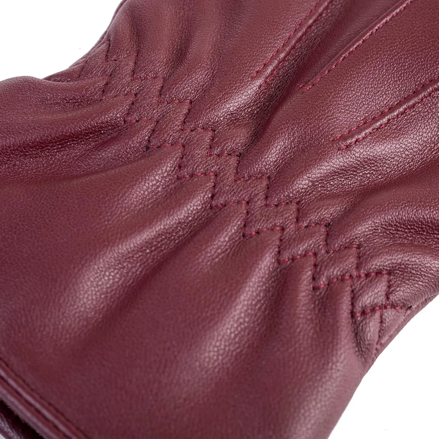 Winter Womens Fashion Leather Gloves Warm Cashmere Lining Touchscreen Texting Windproof Driving Gloves