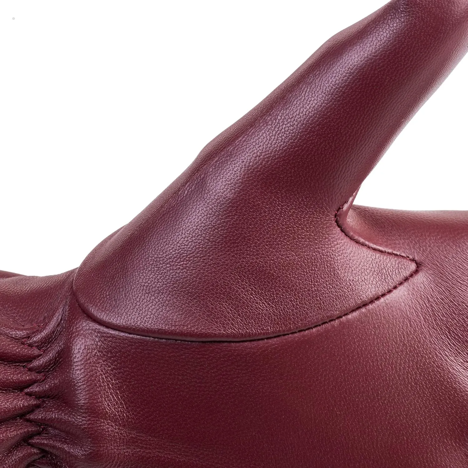 Winter Womens Fashion Leather Gloves Warm Cashmere Lining Touchscreen Texting Windproof Driving Gloves