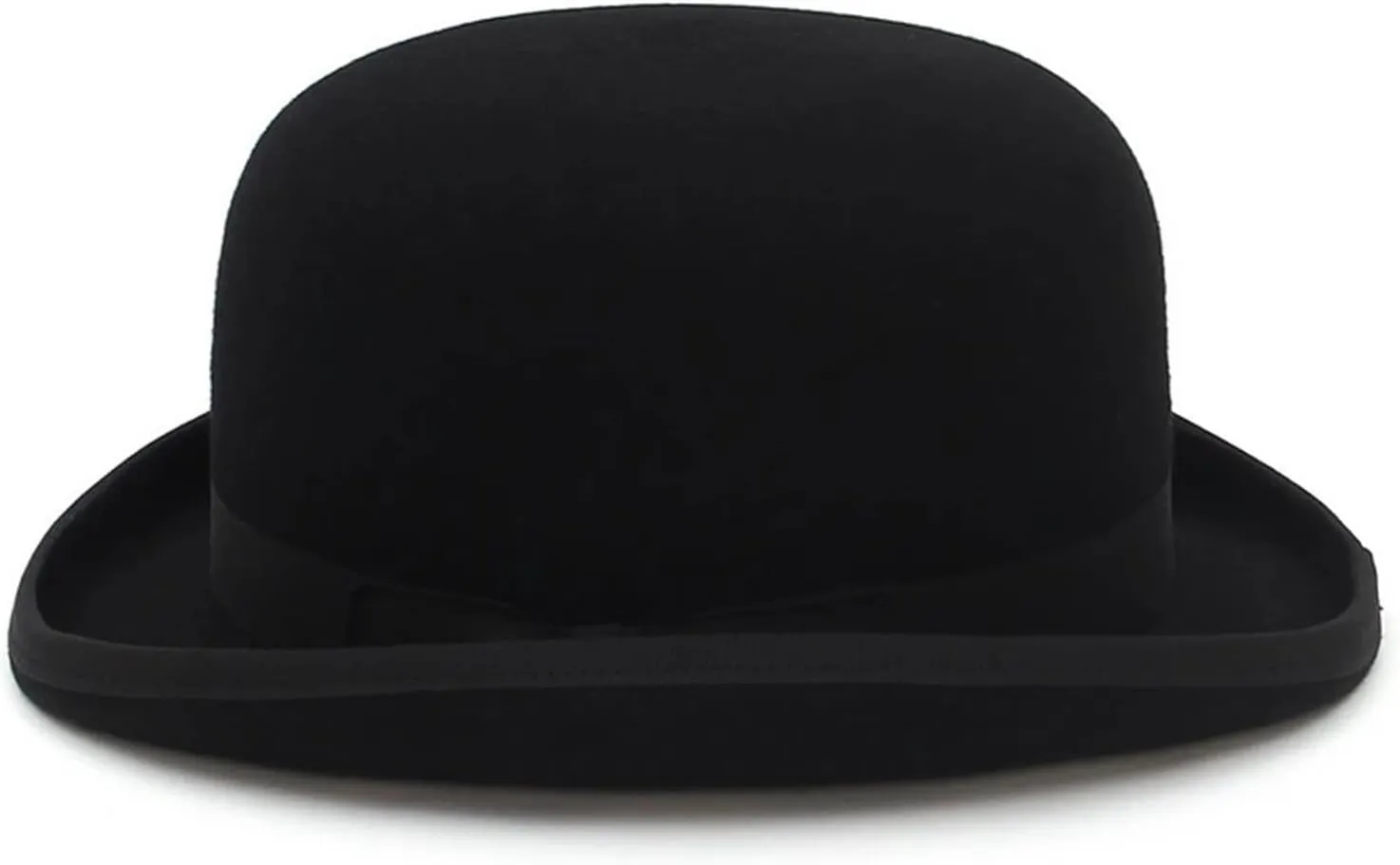 Wool Felt Bowler Hat for Men Women Satin Lined Party Formal Costume Magician Hat