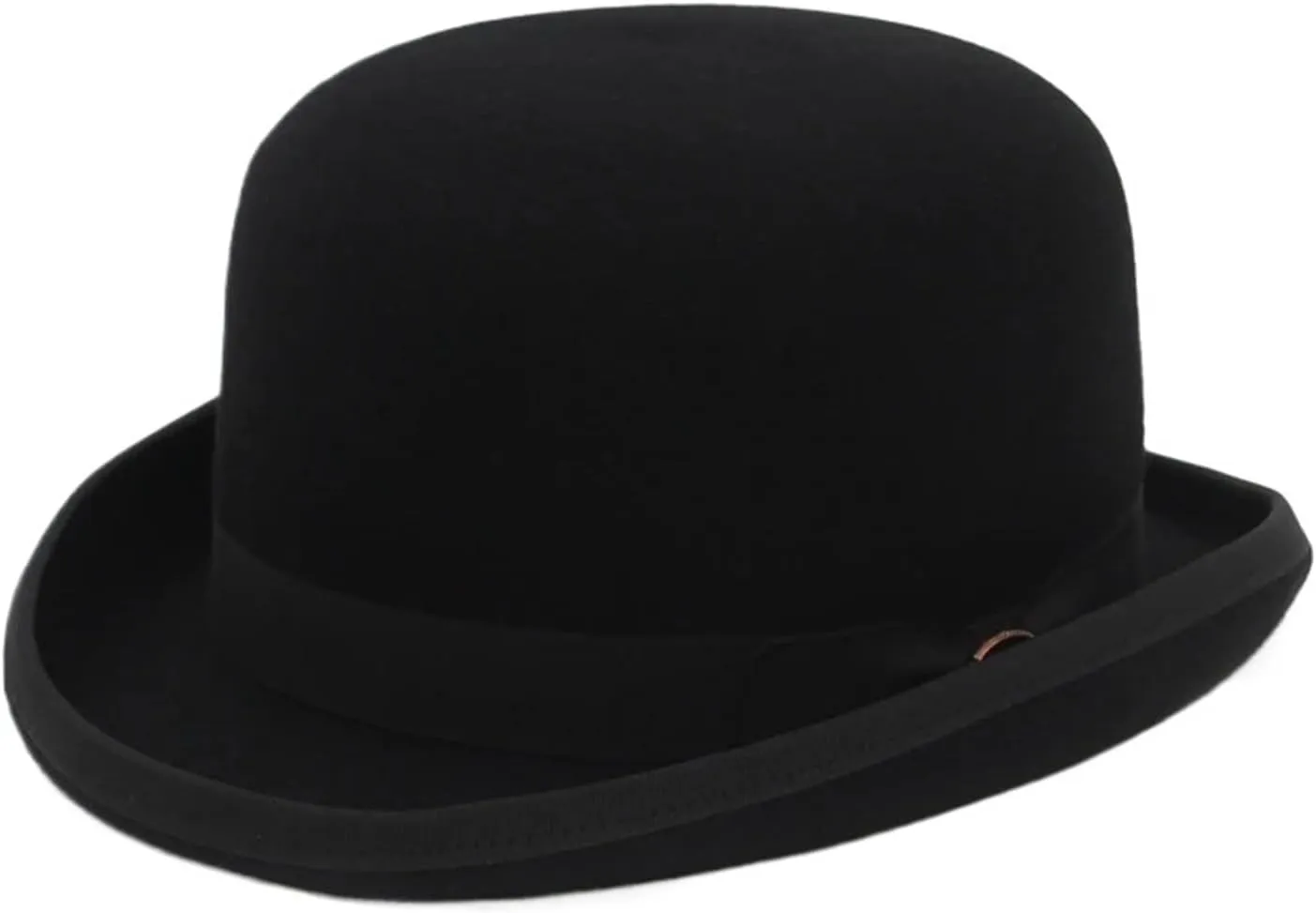 Wool Felt Bowler Hat for Men Women Satin Lined Party Formal Costume Magician Hat
