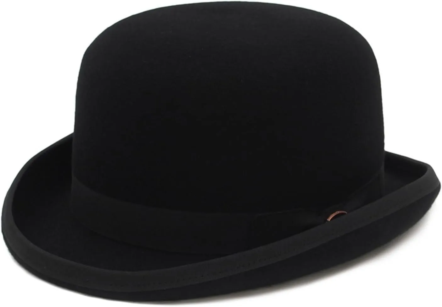 Wool Felt Bowler Hat for Men Women Satin Lined Party Formal Costume Magician Hat