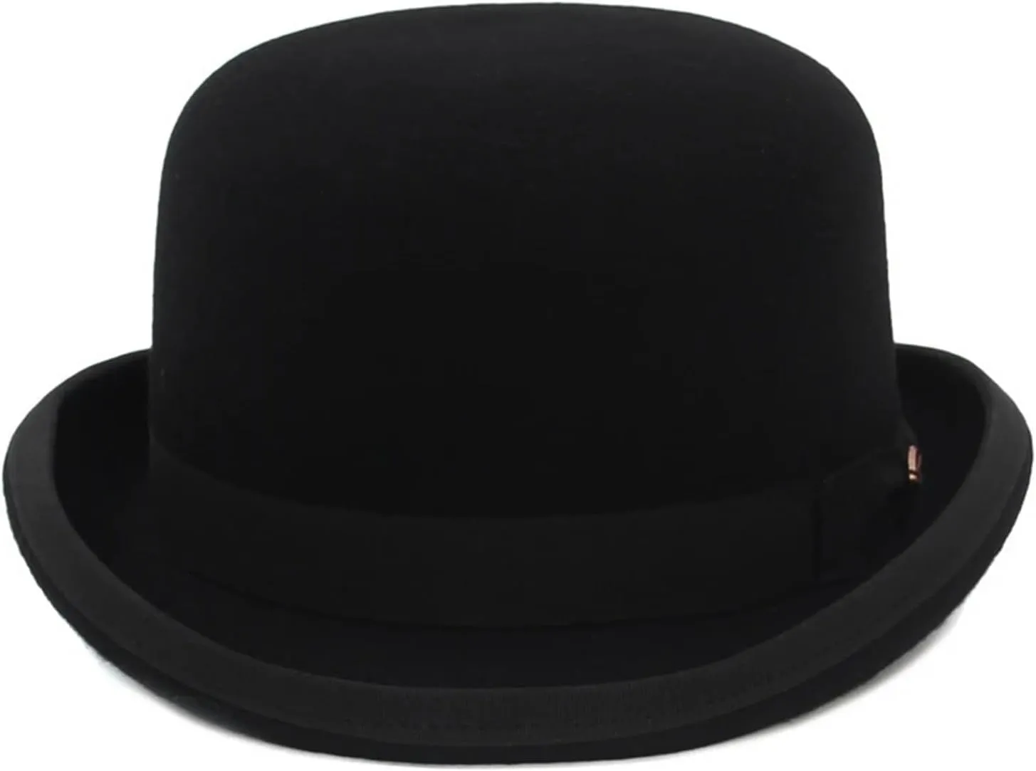 Wool Felt Bowler Hat for Men Women Satin Lined Party Formal Costume Magician Hat